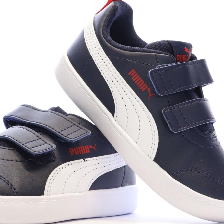 Baskets Marine Garçon Puma Courtflex V2