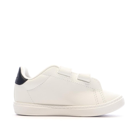 Baskets Blanches Garçon Bébé Le Coq Sportif Courtset Optical