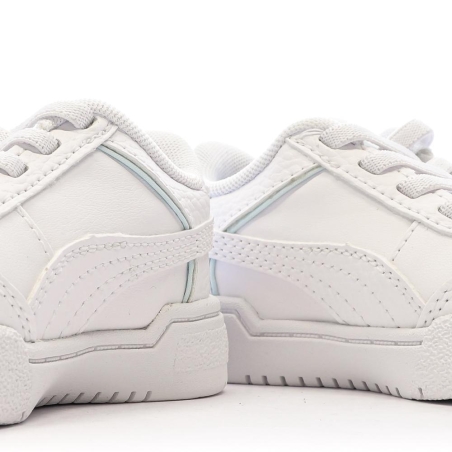 Baskets Blanches/Bleu Fille Puma Pro Sport