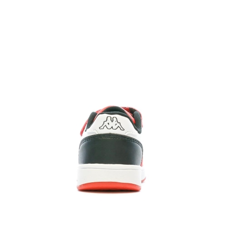Baskets Blanc/Rouge Garçon KAPPA Malone