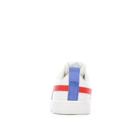 Baskets Blanc/Rouge Fille/Garçon Puma Rickie