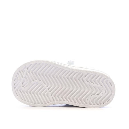 Basket Blanches Fille Adidas SUPERSTAR CF I