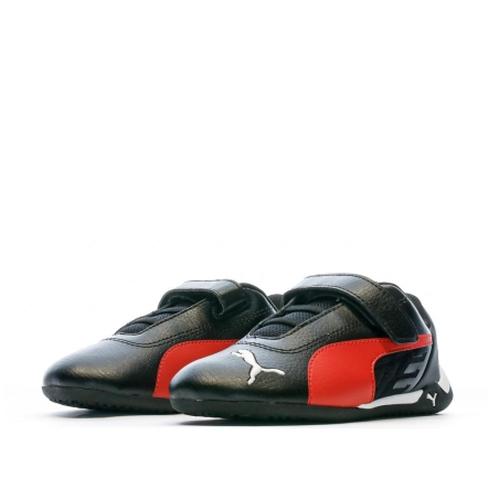 Baskets Noir Garçon Puma Ferrari Race 306548-