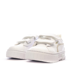 Baskets Blanches Fille Puma Stitching