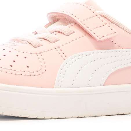 Baskets Rose/Blanche Fille Puma Rickie