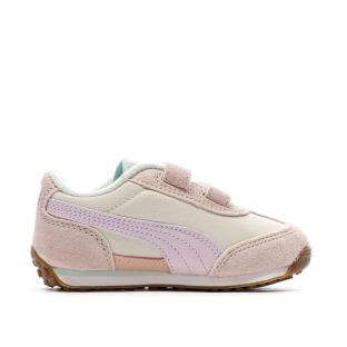 Baskets Beige/Rose Fille Puma Easy Rider Kids