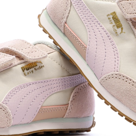 Baskets Beige/Rose Fille Puma Easy Rider Kids