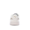Baskets Blanches/Beiges Fille Puma Carina 2.0