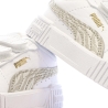 Baskets Blanches/Beiges Fille Puma Carina 2.0