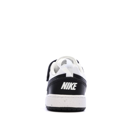Baskets Noir/Blanc Enfant Nike Court Borough Low Recraf