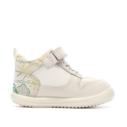Baskets Hautes Beige Fille Kickers Bottillon