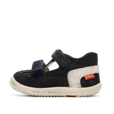 Sandales Marine Garçon Kickers Salome