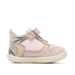 Baskets Hautes Rose Fille Kickers Bottillon
