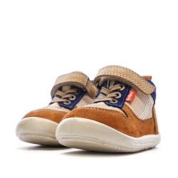 Baskets Hautes Marron/Beige Garçon Kickers Bottillon