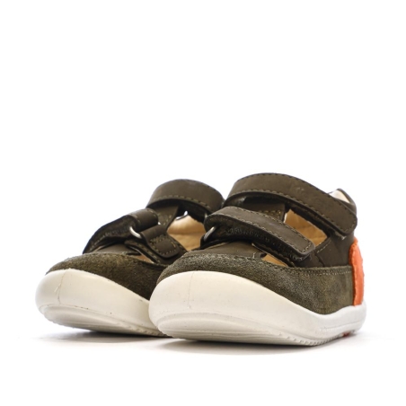 Sandales Kaki Garçon Kickers Salome