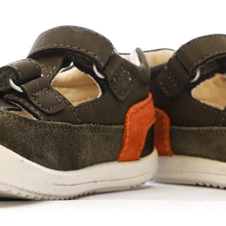 Sandales Kaki Garçon Kickers Salome