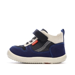 Baskets Hautes Marine Garçon Kickers Bottillon