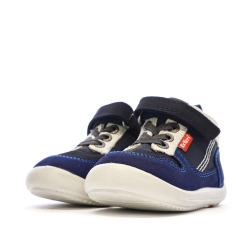 Baskets Hautes Marine Garçon Kickers Bottillon