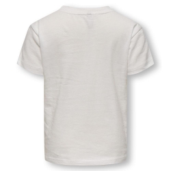 T-Shirt Blanc Fille Kids Only Kmgpolli