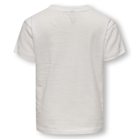 T-Shirt Blanc Fille Kids Only Kmgpolli