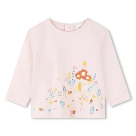 T-shirt Rose Bébé Fille Carrément Beau Y30218