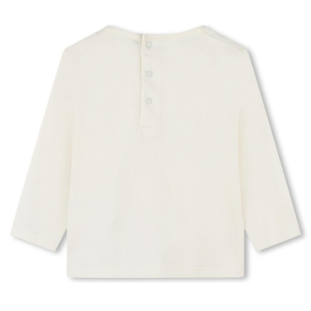T-shirt Ecru Bébé Fille Carrément Beau Y30218