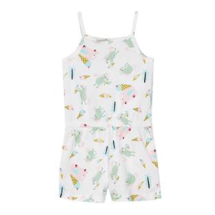Combishort Blanche à Motifs Fille Name it Vigga