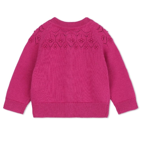 Gilet Fuchsia Bébé Fille Carrément Beau Y30211