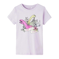 T-shirt Mauve Fille Name it Brigita