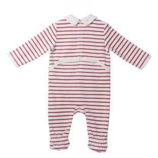 Pyjama Blanc/Rouge Bébé Elle est ou la mer Jama