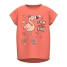 T-shirt Orange Fille Name it Violet