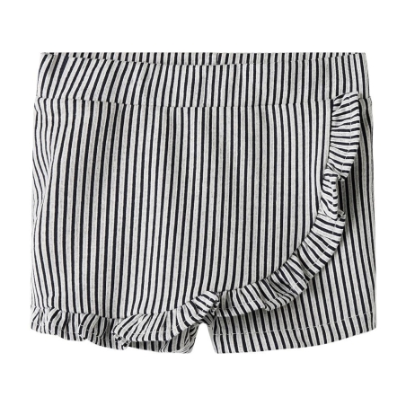 Jupe Short Blanche/Noire Fille Name it Fris