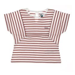 T-Shirt Blanc/Rose Fille EOM Tuner