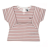 T-Shirt Blanc/Rose Fille EOM Tuner