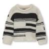 Pull Noir/Blanc Fille Kids ONLY Gsutha