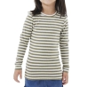 T-Shirt Manches Longues Vert/Blanc Fille Name it Fsuraja