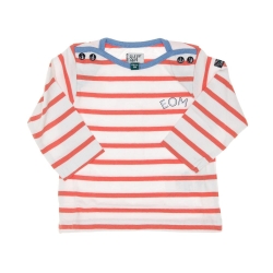 T-Shirt Blanc/Rose Garçon EOM Eloris