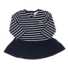 Robe Marine/Blanche Fille Elle est ou la mer Rulipe