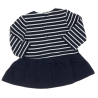 Robe Marine/Blanche Fille Elle est ou la mer Rulipe