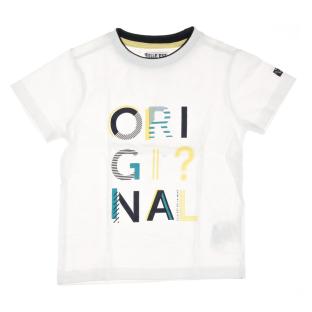 T-shirt Blanc Garçon EOM Dixsou