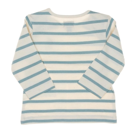 T-Shirt Blanc/Bleu Garçon EOM Eloris
