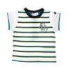 T-shirt Blanc à Rayures Garçon EOM Ezafio