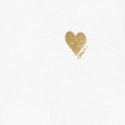 T-shirt Blanc Fille Kids Only Kita