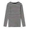 T-Shirt Manches Longues Noir/Blanc Fille Name it Fsuraja
