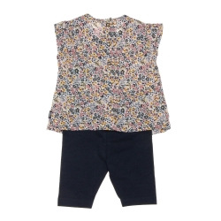Ensemble Marine/Blanc Fille EOM Echoupa