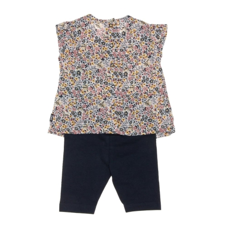 Ensemble Marine/Blanc Fille EOM Echoupa