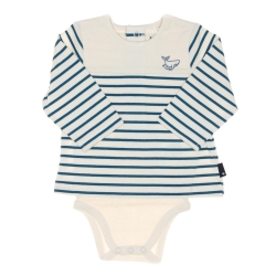 Body t-shirt Turquoise/Beige Garçon EOM Vabody