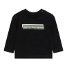 T-shirt Manches Longues Noir Garçon Calvin Klein Jeans Hero