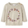 Pull Écru Fille Name it Fopair