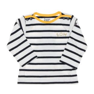 T-shirt Marine/Blanc à rayures Enfant EOM Loris